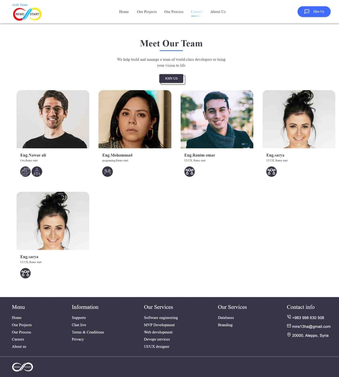Remostart Website