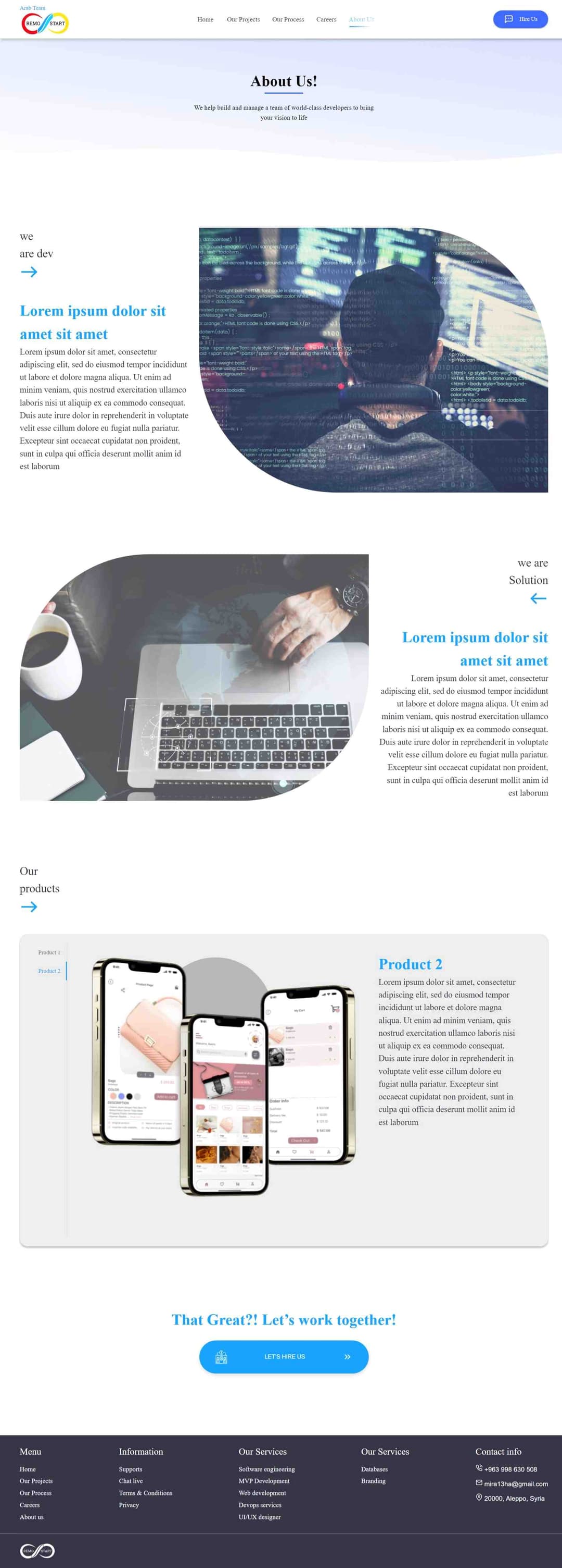 Remostart Website